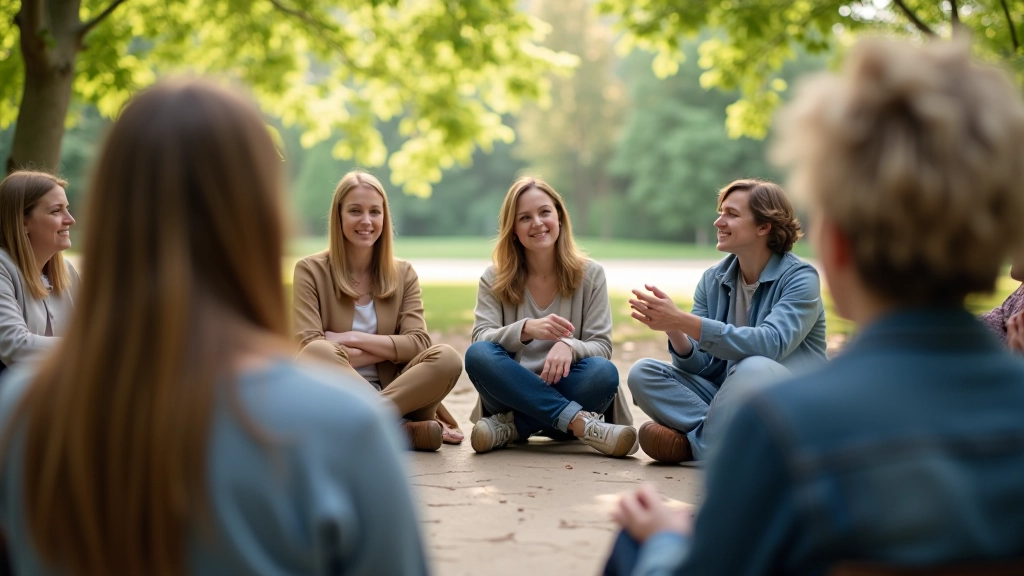 Kogukonnafoorum ilmamuutustest, kus inimesed istuvad ringis ja arutavad kliimaandmeid