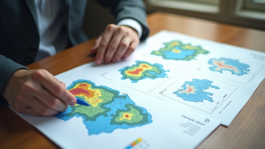 Pärnu linnaplaneerija töölaual olevad radargraafik ja sademete kaart, kus näha värvilisi alasid ja numbreid